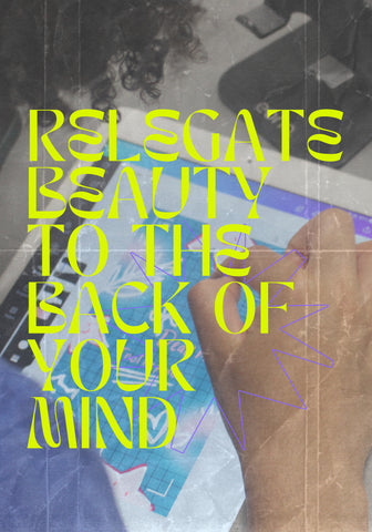 'Relegate Beauty' Postcard